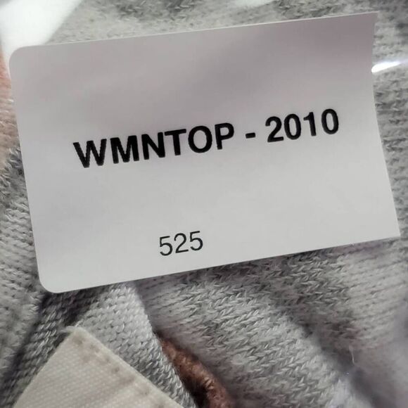 Maurices 24/7 Women's Top Small Striped Floral Raglan Sleeve Soft Stretch Knit S - Picture 6 of 6